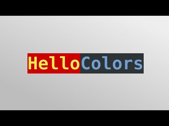 #5 - Color terminal output in Rust programming language.