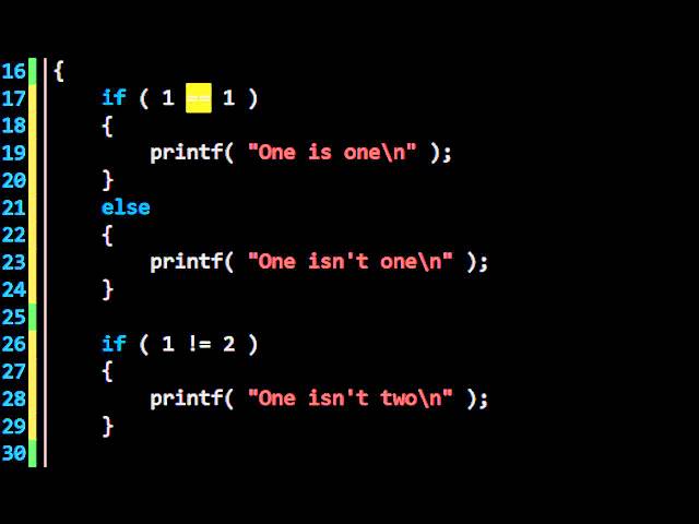 C Program Flow Control: Computer Programming 3: 24HourAnswers Tutorials