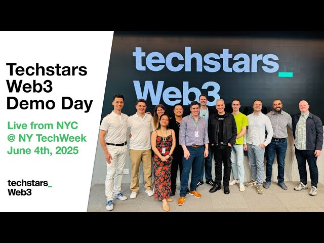 Techstars Web3 Demo Day NYC 2025 Full Video | NY Tech Week Startup Pitches