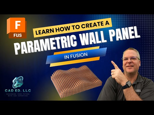 How to create a parametric wall panel in Fusion