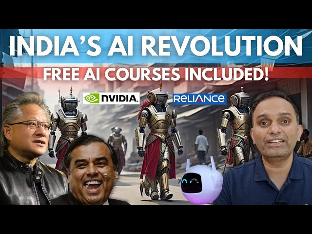 Will India become AI outsourcing hub? | Best Free Artificial intelligence Courses | Reliance Nvidia