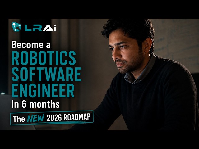 Become a Robotics Software Engineer in 6 months - The New 2026 Roadmap