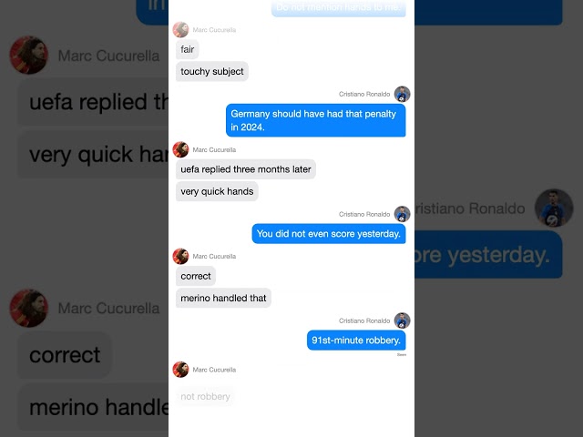 Cucurella Sent Ronaldo One Last Message
