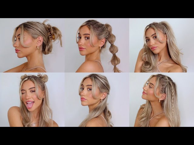 8 EASY HEATLESS HAIRSTYLES FOR BACK TO SCHOOL!! *quick & simple* | Samantha Nicole
