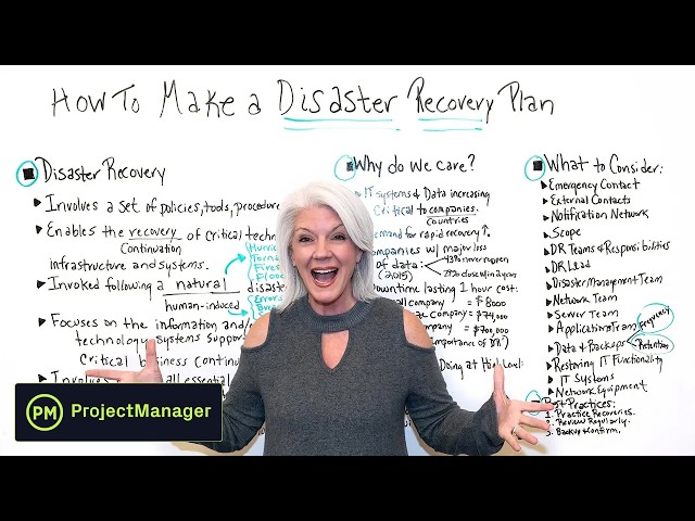 How to Make a Disaster Recovery Plan - Project Management Training