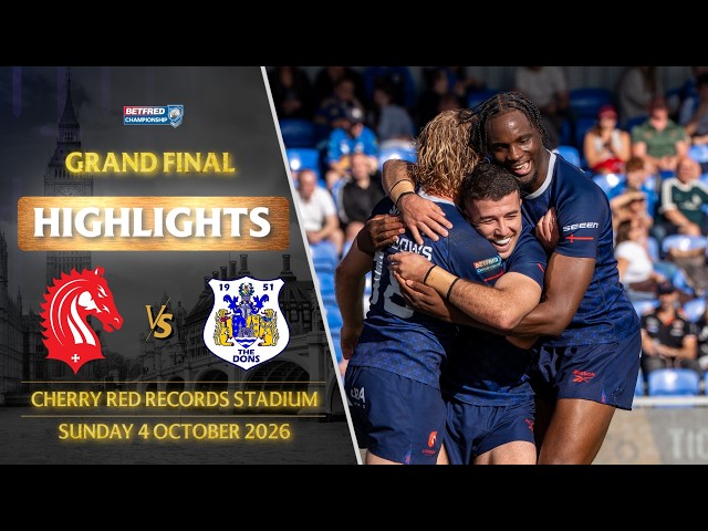POST PRESS: London Broncos v Doncaster RLFC | 2026 BETFRED CHAMPIONSHIP GRAND FINAL