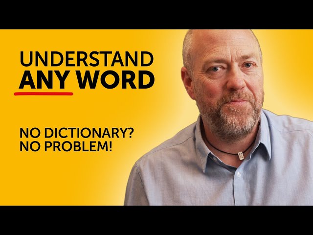 Understand ANY English Word (No Dictionary Needed!)