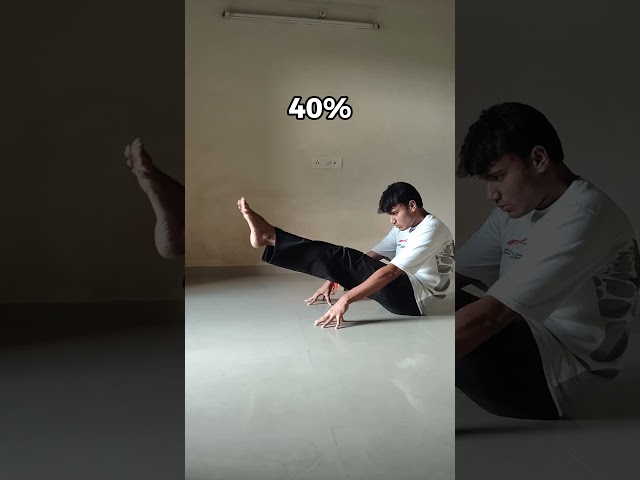 How to Learn L-Sit Hold From 0% to 100% 🔥 | calisthenics progression #calisthenics #shorts