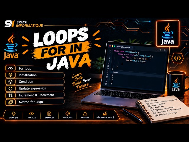 FOR LOOP IN JAVA – COMPLETE TUTORIAL FOR BEGINNERS | Space Informatique