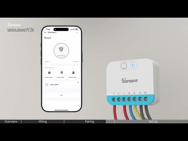 How to Install SONOFF MINI ZBDIM (Zigbee) | SONOFF Smart Dimmer Switch