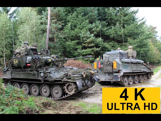 4Kᵁᴴᴰ Sieben Stunden British Army Manöver Somme Lancer The Royal Lancers The full Exercise CVR(T)