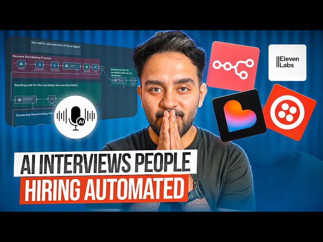 I built AI (n8n + Elevenlabs + Lovable) App to Automate Hiring (free template)