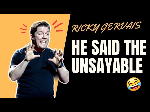 Ricky Gervais Exposes the Truth About Being Offended | Stand-up Comedy 🔥
