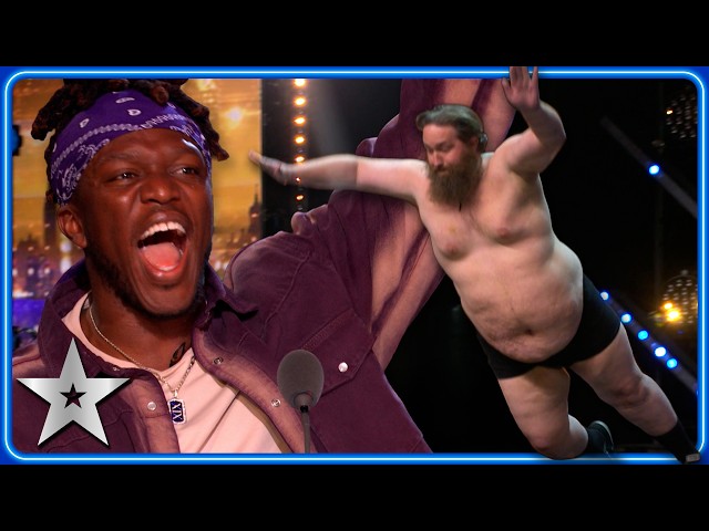 Act leaves KSI SQUIRMING with VERY DANGEROUS STUNTS! | Auditions | BGT 2026
