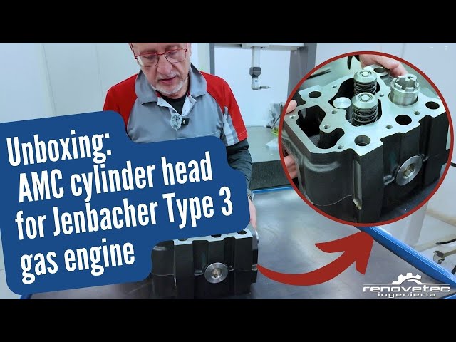 UNBOXING: AMC CYLINDER HEAD FOR JENBACHER TYPE 3 GAS ENGINE