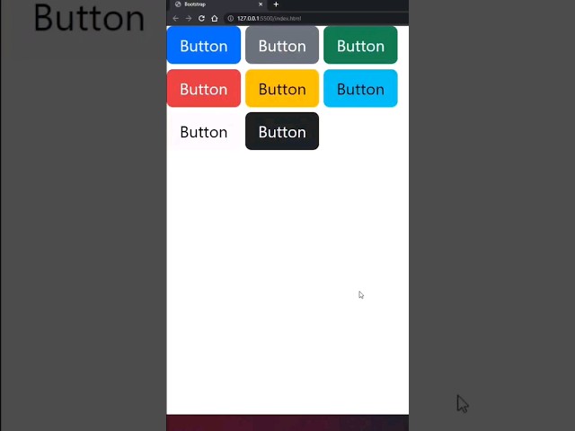 How To Easily Style Html Buttons With Only 2 Classes Using Bootstrap