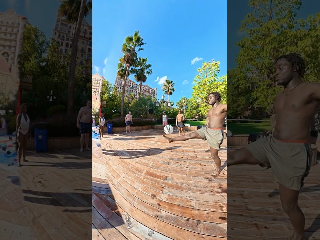 Joining a Summer Beach Football Party #dance #poolparty #models #shanghai
