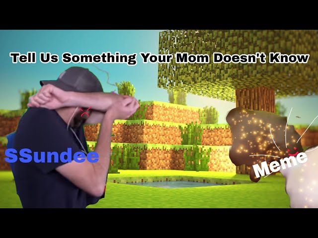Tell us Something Your Mom Doesn't Know [ SSundee Vs Meme Comparison ]