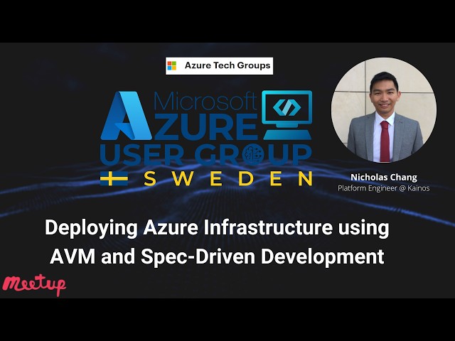 Deploying Azure Infrastructure using AVM and Spec‑Driven Development