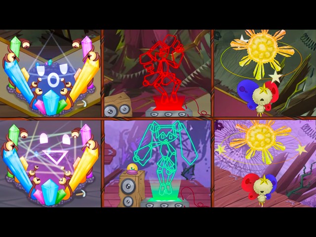 ALL Monsters Major Paironormal Carnival vs Minor Fanmade (UP DATE)  || My Singing Monster