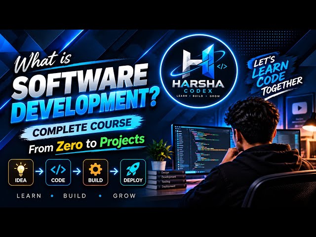 What is Software Development? 💻 | Complete Beginner Course #1