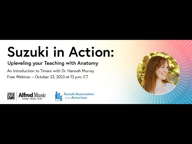 Upleveling your Teaching with Anatomy - An Introduction to Timani with Dr. Hannah Murray