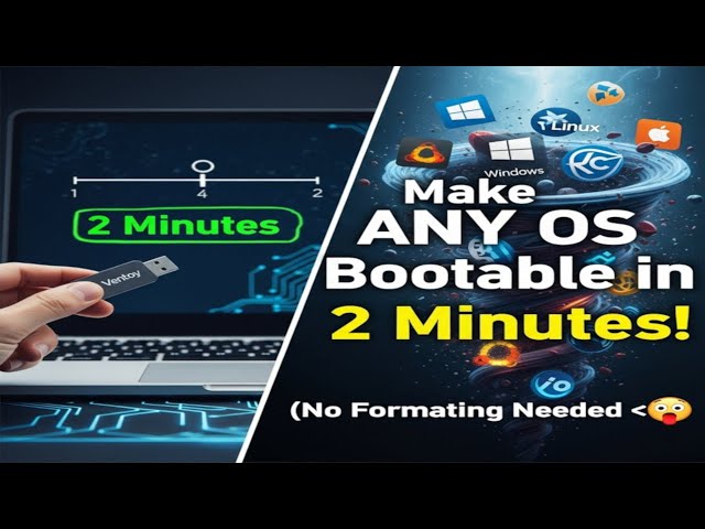 "Make ANY OS Bootable in 2 Minutes with Ventoy! (No Formatting Needed 😱)"