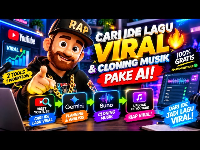 Tools AI Gratis untuk Cari Ide Lagu Viral & Cloning Musik!