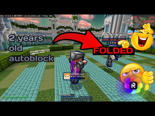 Rise mf folding to 2 year old hypixel client. (it got autoblock).