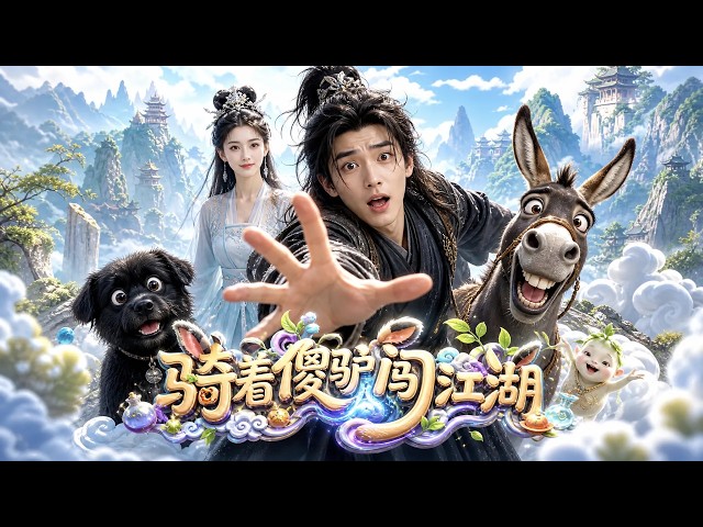 【Multi Sub】Useless lad wreaks havoc in immortal realm with donkey and black dog. #anime #animation