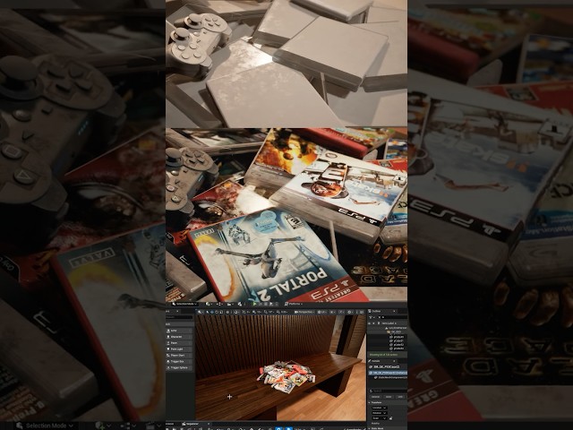 A Love Letter to the PS3 – Unreal Engine 5 Render #3d #render #ue5 #blender #maya #fyp #3dart