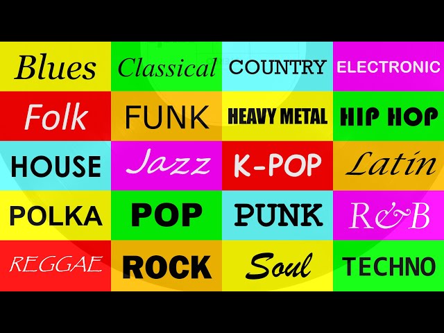 20 Music Genres Explained in 2 Minutes - Expect the Unexpected! (Different Types of Music Examples)