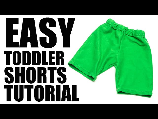 Easy Toddler Shorts Tutorial (Free Pattern)