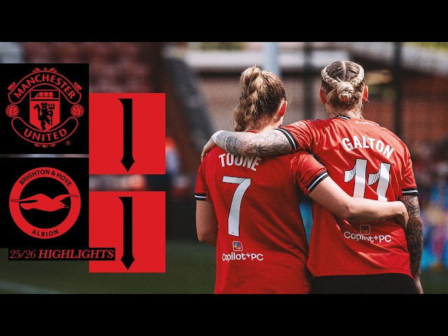 Last-Minute Leveller | Man Utd v Brighton | Highlights