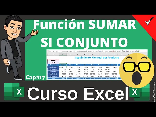CX#17 👉 Función Sumar Si y Función sumar si conjunto Para Reporting