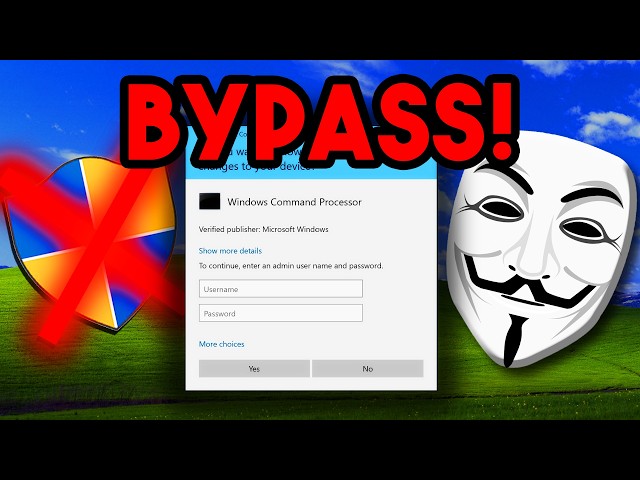 How To Bypass Windows Admin Prompt!