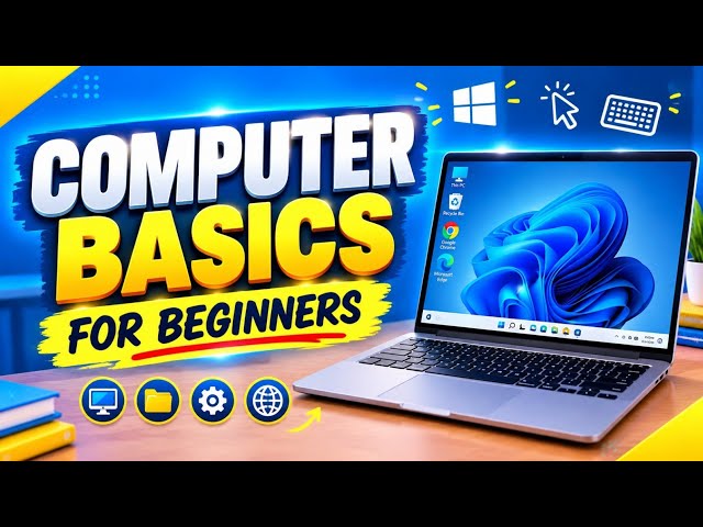 💻 COMPUTER BASICS FOR BEGINNERS| Learn Computer Skills Step by Step| Complete Beginner Guide PART  1