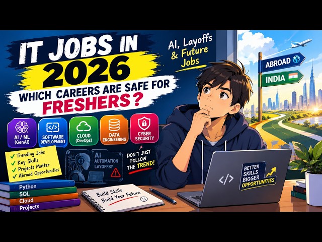 IT Jobs in 2026: Which Careers Are Safe for Freshers? | AI, Layoffs & Future Jobs #askchatgpt