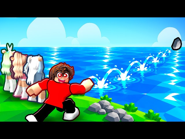 We SKIPPED ROCKS in Roblox...