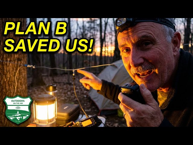 Plan B Saves Our Camping Trip | Antenna Fail Gone Right