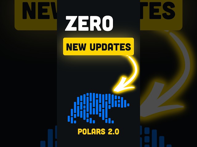Polars 2.0 Ships Zero New Features... #dataanalytics #polars #datascience