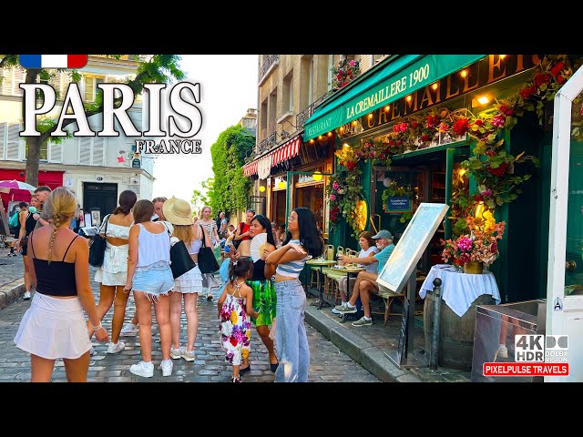 Paris, France 4K | Montmartre’s Dreamy Place du Tertre & Elegant Champs Élysées Walk