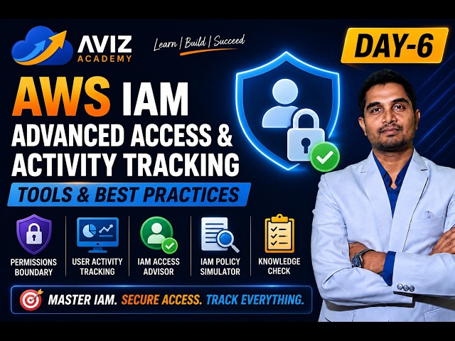 Day-6 IAM Permissions Boundary, User Activity tracking, IAM wrap up with knowledge check