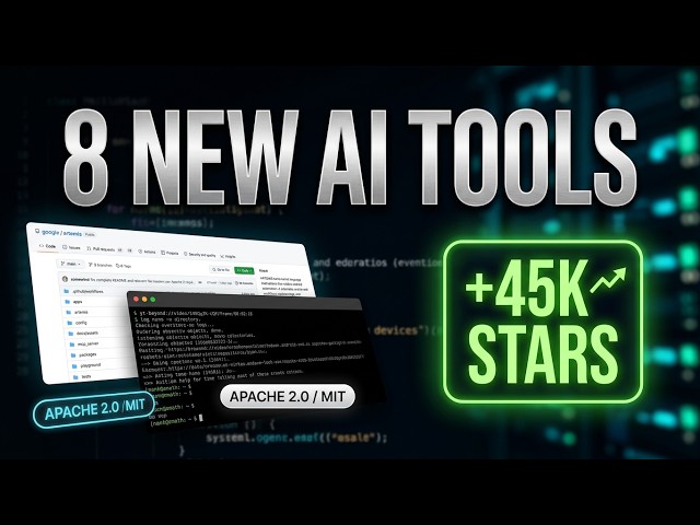 Eight open AI tools people noticed this week