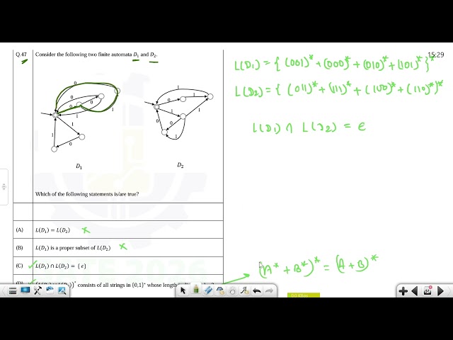 Theory of Computation | GATE 2026 Set 2 | GATE PYQ Solution | GATE CS & IT | GATE Computer Science
