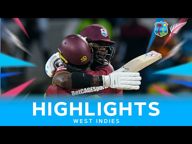Hetmyer & Rutherford Go BIG | Extended Highlights | West Indies v New Zealand | 5th ODI