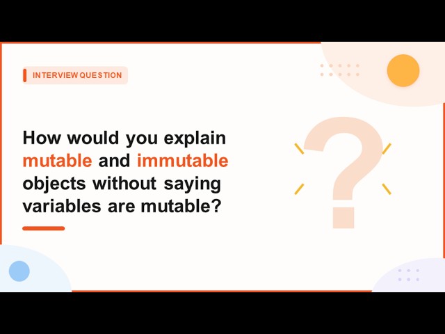 Mutable vs Immutable Objects in Python, Explained Correctly | Python Interview Question #python