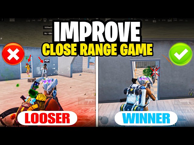 HOW TO IMPROVE CLOSE RANGE IN BGMI🔥BEST CLOSE RANGE TIPS AND TRICKS FOR PUBG MOBILE PLAYERS