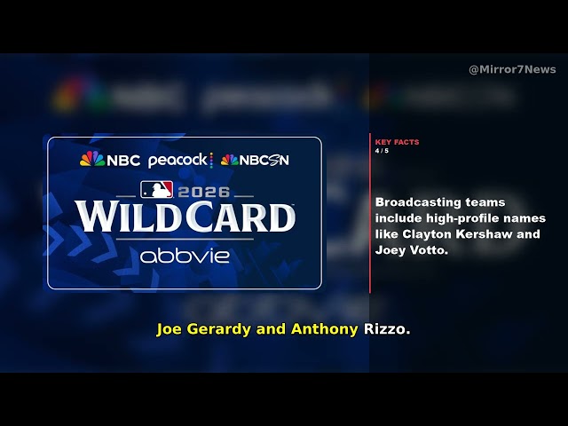 MLB Wild Card Series Collapses Onto Peacock As NBC Excludes Cable TV