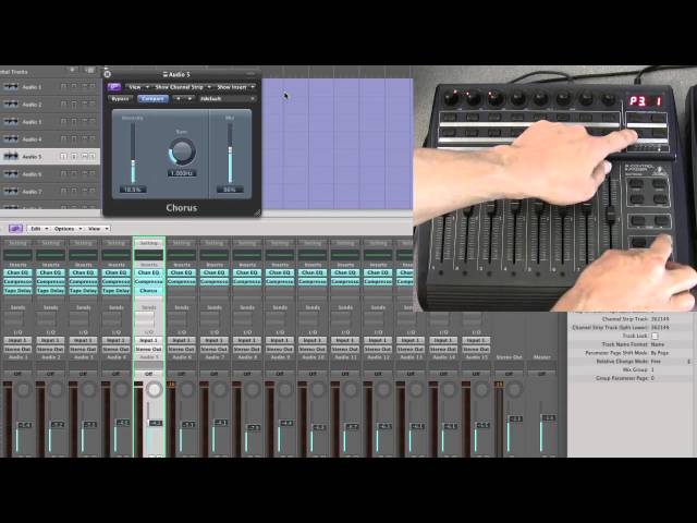 Behringer BCF2000 & Logic Pro user guide - 6/16